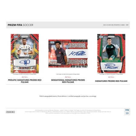 2025/26 Panini Prizm FIFA Soccer 6-Pack Blaster Box