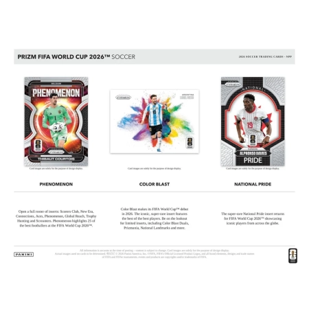 2026 Panini Prizm FIFA World Cup Soccer Mega