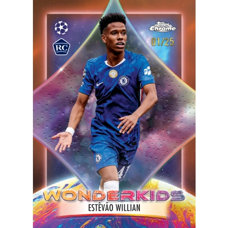 2025/26 Topps Chrome UEFA Club Competitions – Mega Box