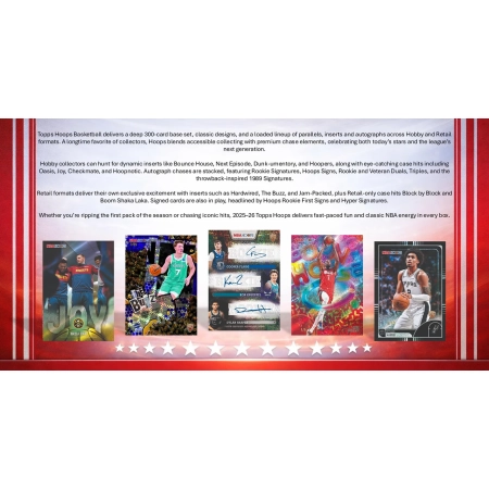 2025/26 Topps NBA Hoops - Value Box