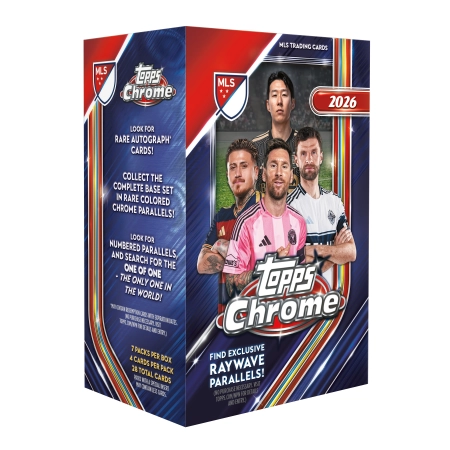 Topps Chrome Major League Soccer 2026 Value Box
